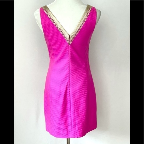 Lilly Pulitzer Junie Soutache Cotton Pique Sleeveless Dress Size 2 EUC - Picture 6 of 12